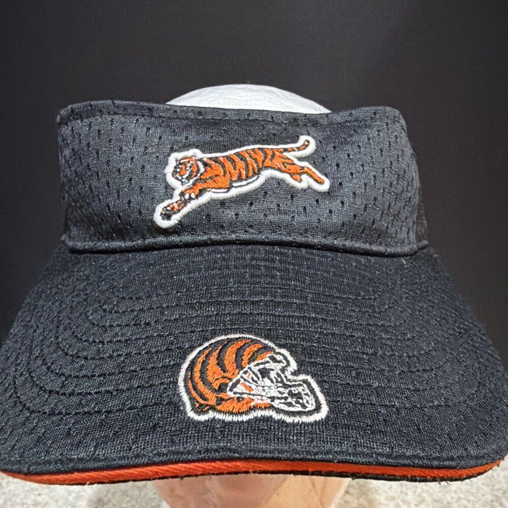 Cincinnati Bengals NFL Brand Black Visor – Adjustable – Good Used Condition